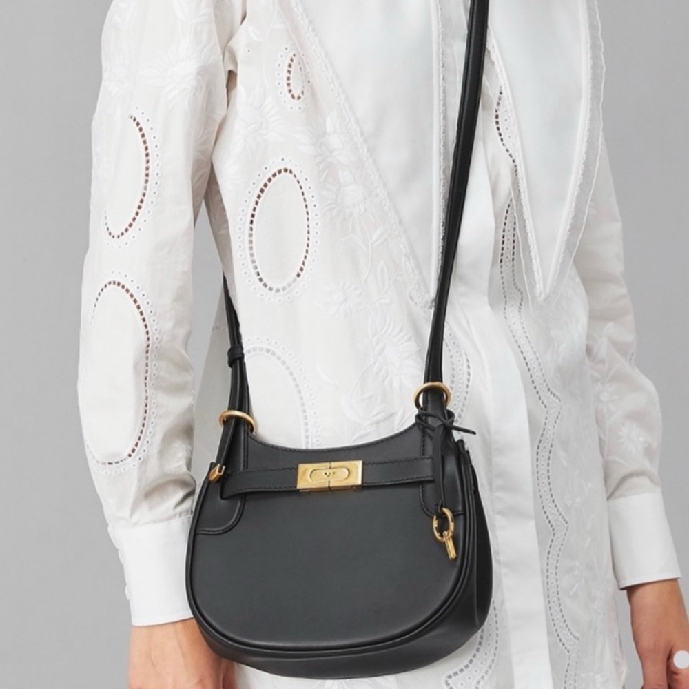 NWT! TORY BURCH SMALL LEE RADZIWILL SADDLEBAG